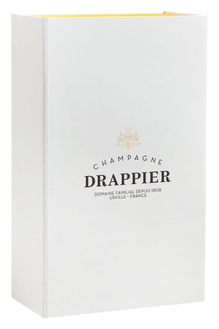 Tveggja flösku harðspjalda gjafakassi frá Drappier