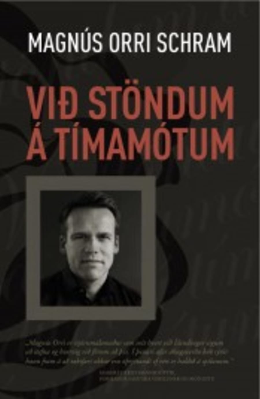 Við stöndum á tímamótum